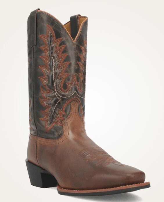 Laredo Kent 68370 Mens Cowboy Ankle Boots in Rust