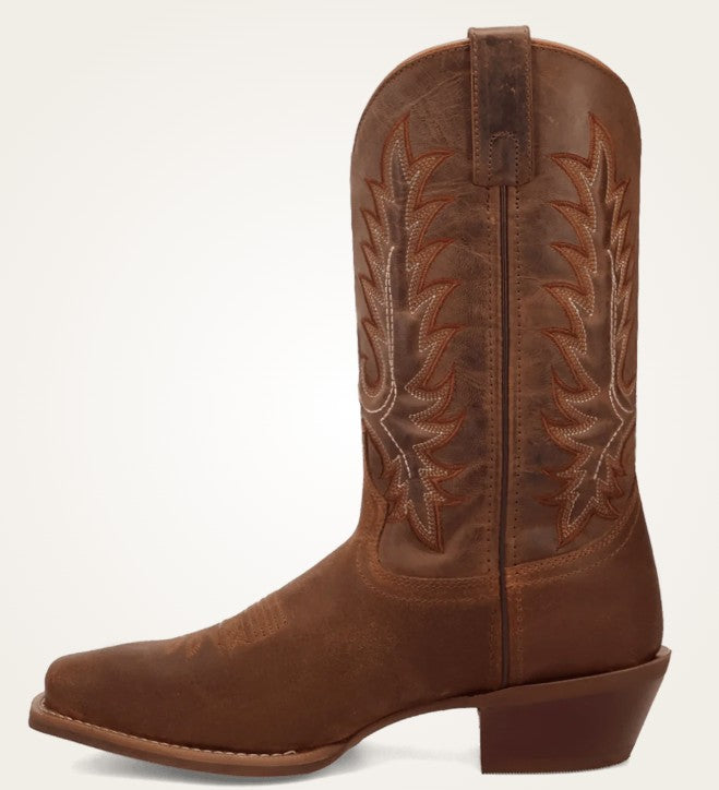 Laredo Kent 70024 Mens Cowboy Ankle Boots in Tan