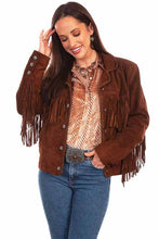 Load image into Gallery viewer, Scully L1080 Ladies Leather Jacket in Cafe Brown
