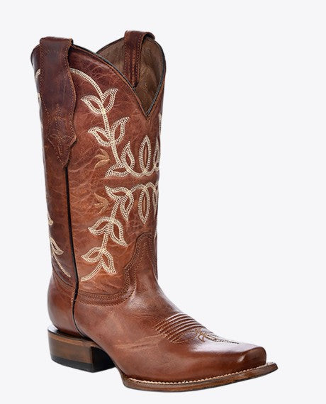 Corral Circle G L2000 Ladies Cognac in Flora Design