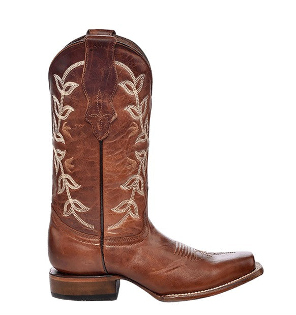 Corral Circle G L2000 Ladies Cognac in Flora Design