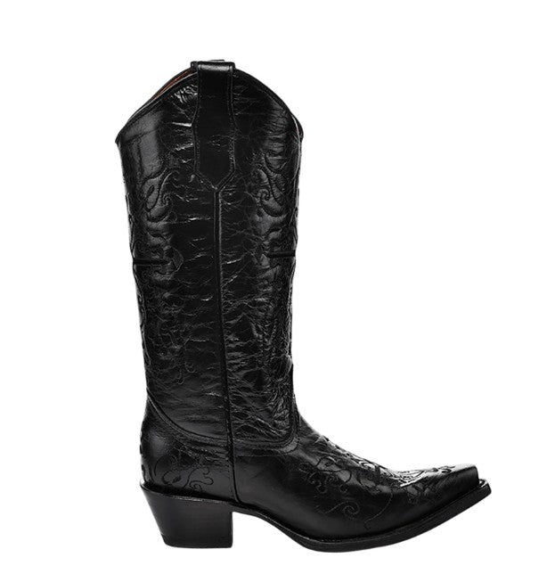 Corral Circle G L5060 Ladies Black Cross Cowboy Boots