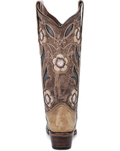 Load image into Gallery viewer, Circle G by Corral L6155 Embroidery Floral Inlay Snip Toe Ladies Cowboy Boots
