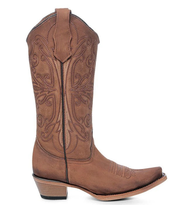 Circle G by Corral L6274 Embroidery Shedron Snip Toe Ladies Cowboy Boots