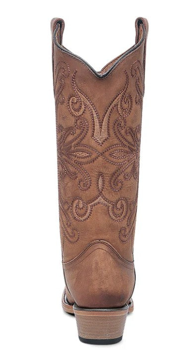 Circle G by Corral L6274 Embroidery Shedron Snip Toe Ladies Cowboy Boots