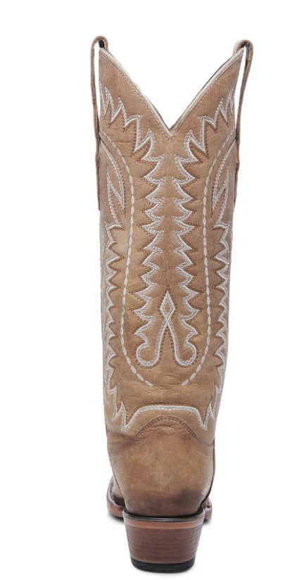 Circle G by Corral L6277 Embroidery Sand Snip Toe Ladies Cowboy Boots