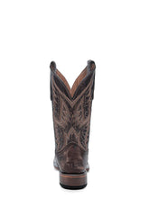 Load image into Gallery viewer, Circle G by Corral L6296 Embroidery Chocolate Wide Square Toe Mens Cowboy Boots
