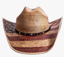 Load image into Gallery viewer, American Hat Makers Liberty Straw Cattleman Cowboy Hat
