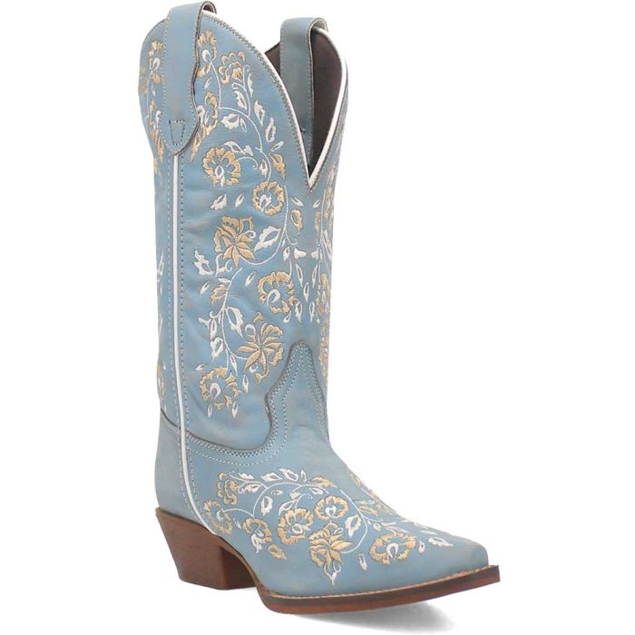 Laredo Linley 52221 in Aged Powder Blue Ladies Cowboy Boots