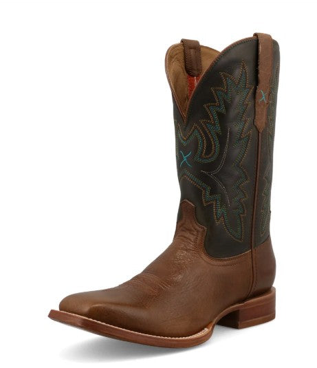 Twisted X Mens Western Boots MRAL041 Saddle & Umber