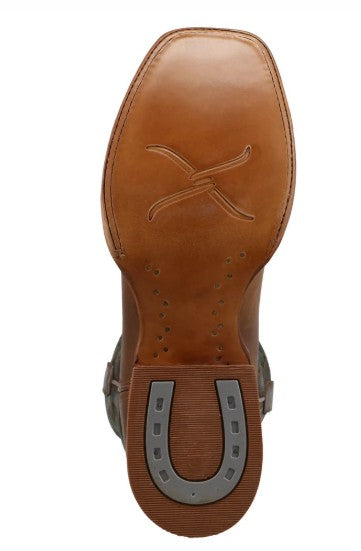 Twisted X Mens Western Boots MRAL041 Saddle & Umber