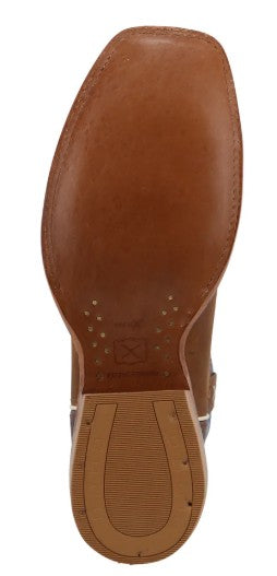 Twisted X Mens Western Boots MXTL006 in Cocoa & Denim Blue