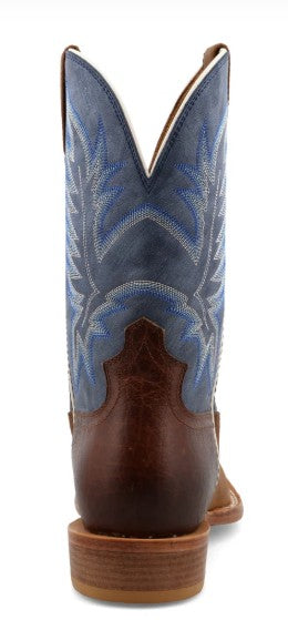 Twisted X Mens Western Boots MXTL006 in Cocoa & Denim Blue
