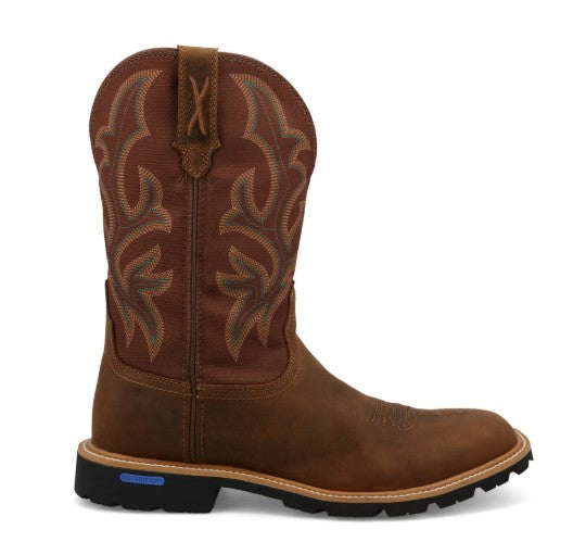 Twisted X Mens Western Boots MXTP003 in Hickory