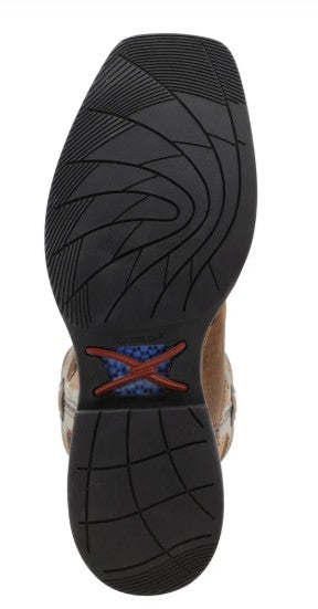 Twisted X Mens Western Boots MXW0003 in Brown & Grey