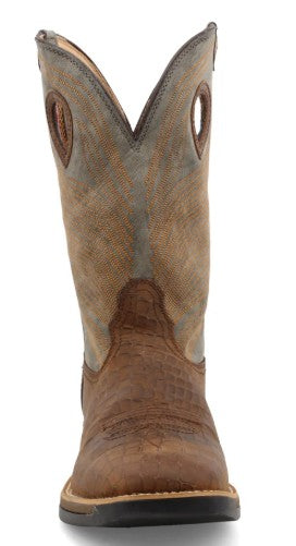 Twisted X Mens Western Boots MXW0003 in Brown & Grey