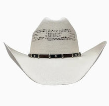 Load image into Gallery viewer, Montana Cream Straw Cattleman Cowboy Hat
