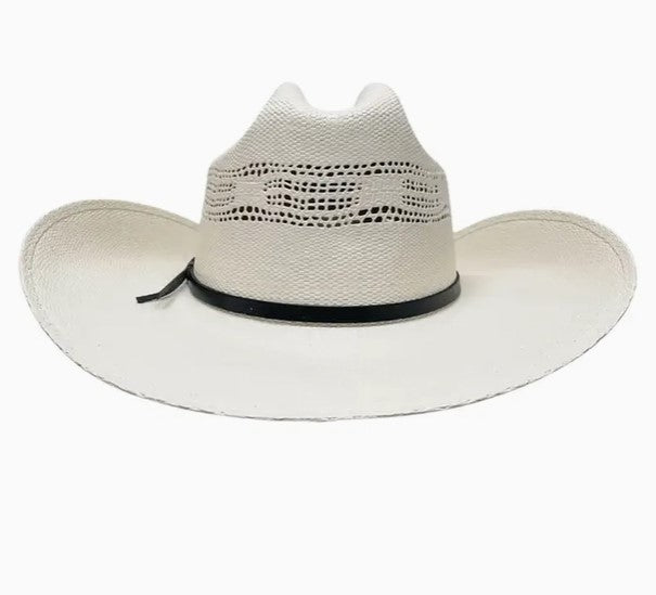 Montana Cream Straw Cattleman Cowboy Hat