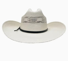 Load image into Gallery viewer, Montana Cream Straw Cattleman Cowboy Hat
