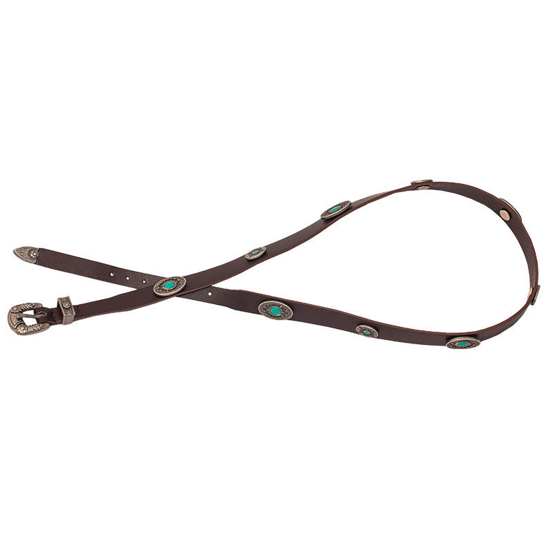 Western Express OC-108 CHOCOLATE SCALLOPED BAND W RND STAR ORNAMENTS, 3 STAR NAVETTE ORNS.