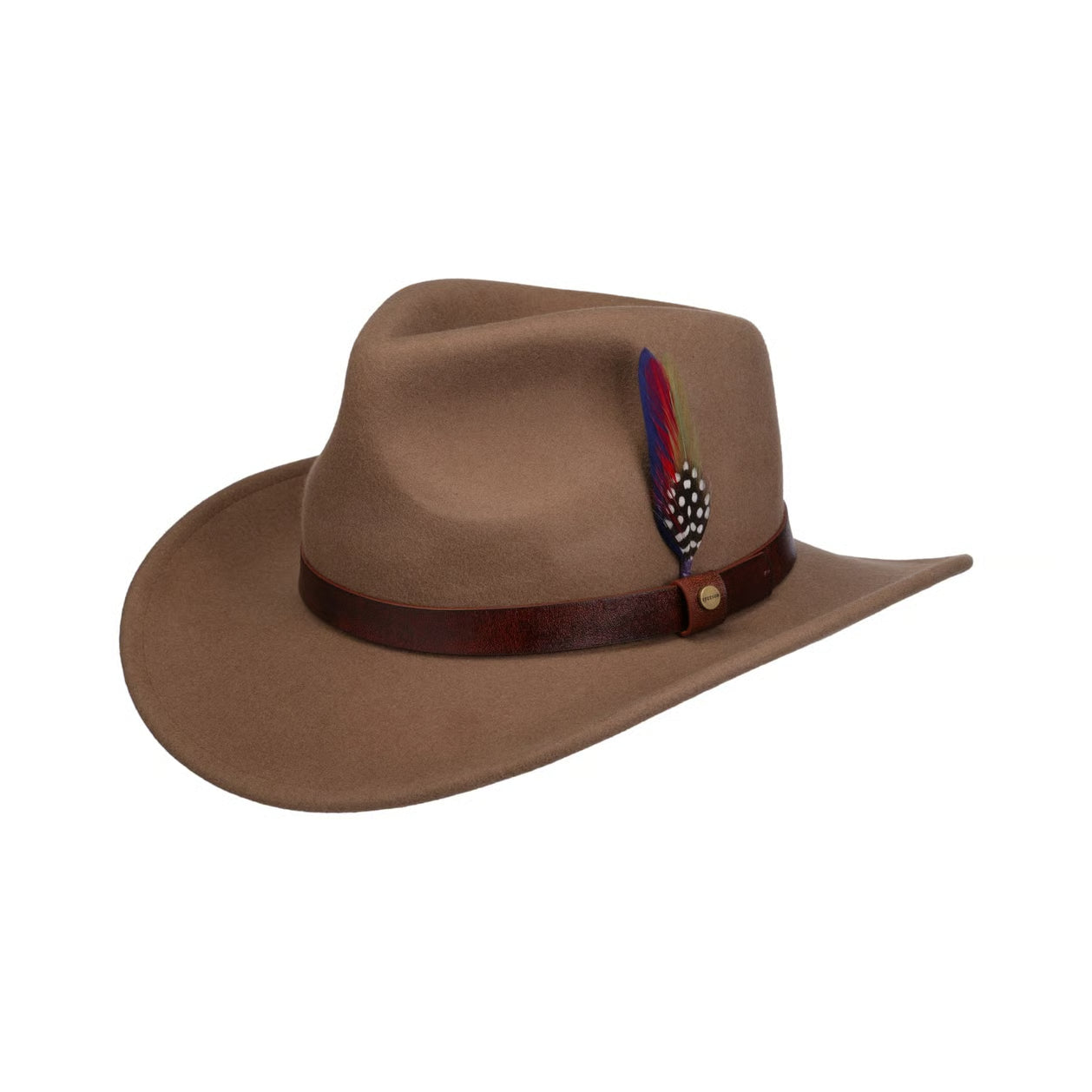Stetson 2798101 Oklahoma Wool Felt Western Hat in Brown