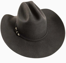 Load image into Gallery viewer, American Hat Makers Old West 3X Cattleman Felt Cowboy Hat in Black
