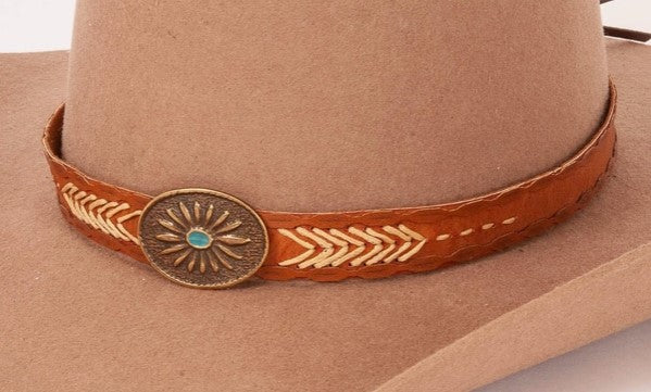 American Hat Makers Ottawa Copper Hat Band