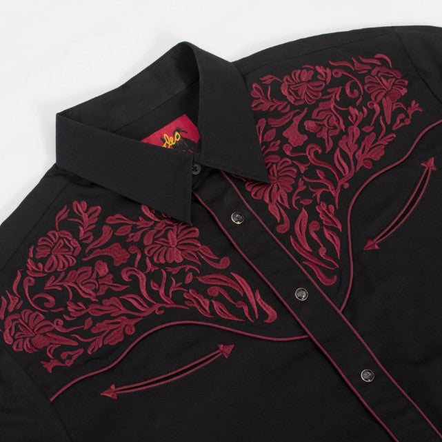 Rodeo Clothing Men's Western Cowboy Embroidery Shirt -PS500L-EC-545