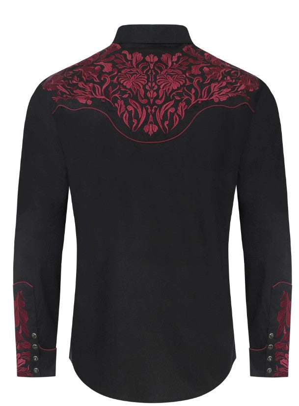 Rodeo Clothing Men's Western Cowboy Embroidery Shirt -PS500L-EC-545