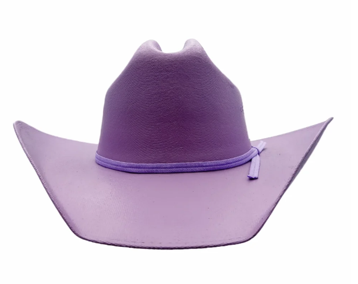 American Hat Makers Pioneer Lilac Straw Cowboy Hat