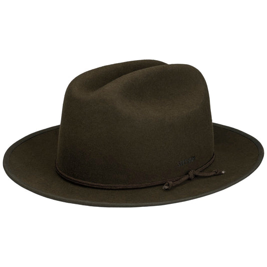 Stetson 3198122 Plains Cattleman Western Hat in Dark Olive
