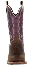 Load image into Gallery viewer, Durango DRD0377 Lady Rebel Pro™ Women&#39;s Plum Western Boot in OIled Brown &amp; Plum
