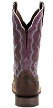 Load image into Gallery viewer, Durango DRD0377 Lady Rebel Pro™ Women&#39;s Plum Western Boot in OIled Brown &amp; Plum

