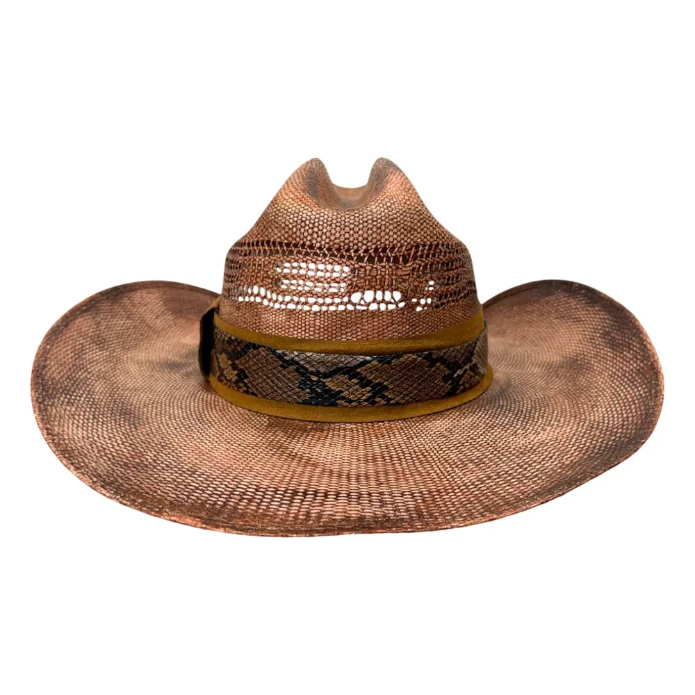 American Hat Makers Porter Burnt Sienna Cattleman Top