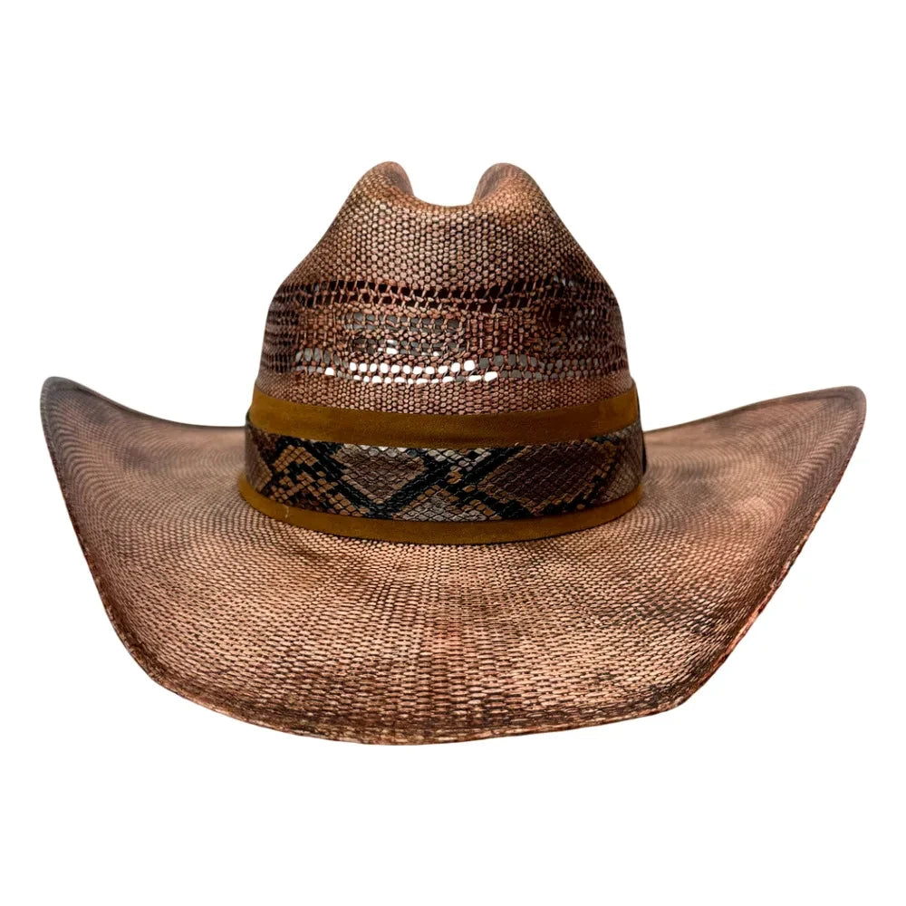 American Hat Makers Porter Burnt Sienna Cattleman Top