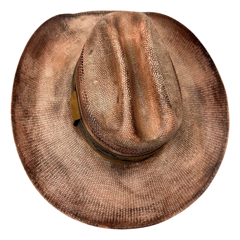 American Hat Makers Porter Burnt Sienna Cattleman Top