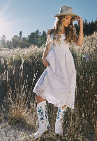 Dingo DI2344 Posie Blue Ladies Boots