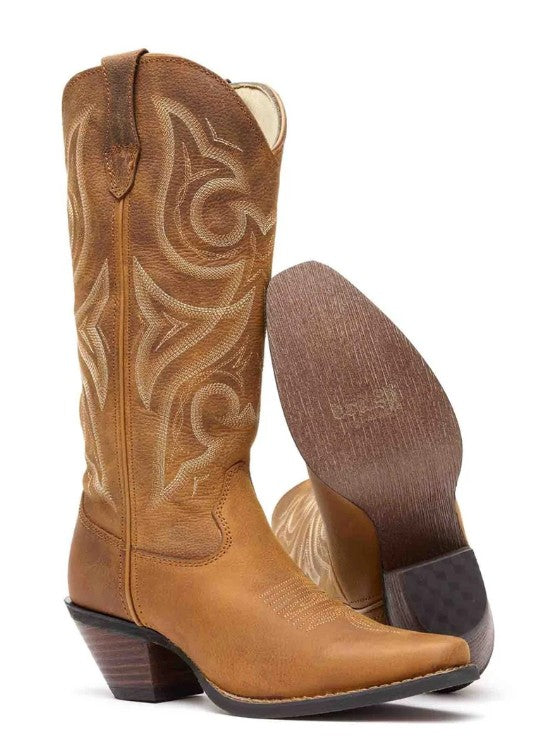 Durango RD3514 Crush by Durango Women’s Cognac Western Boots
