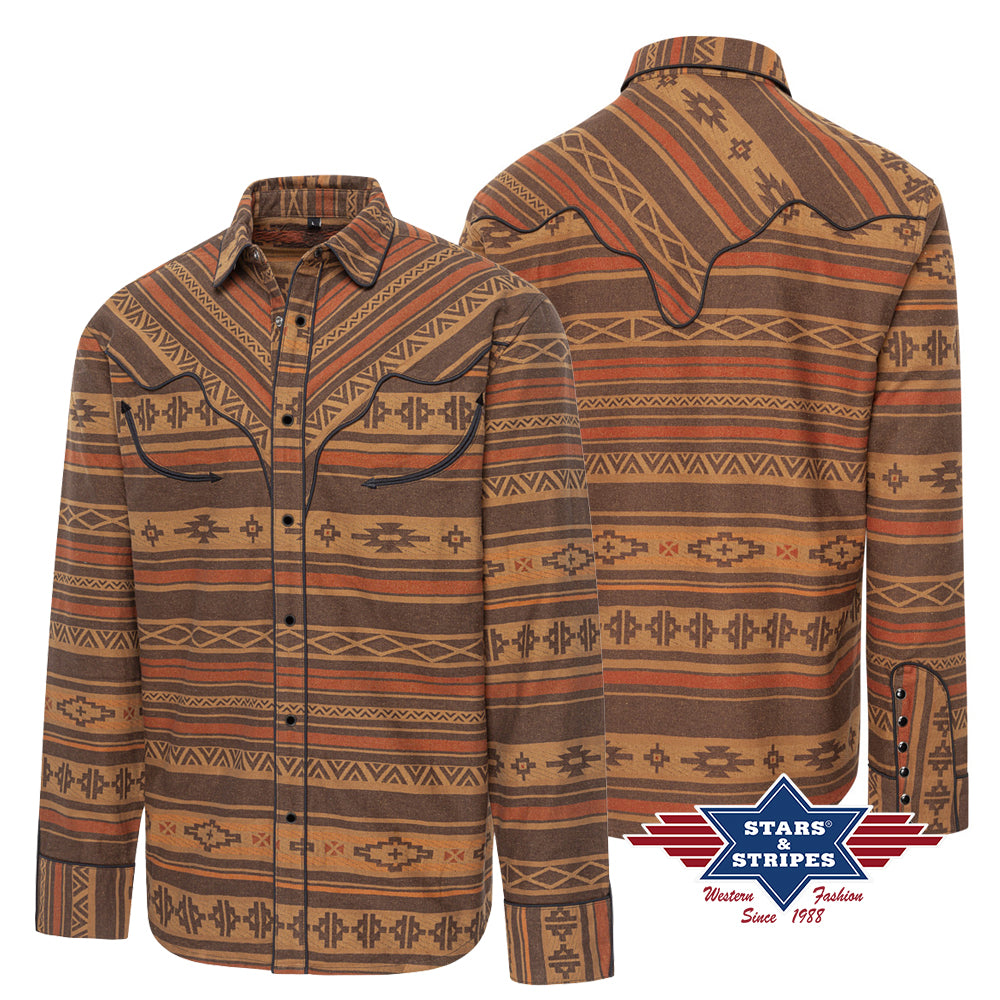 Stars & Stripes Rusty Mens Western Shirt