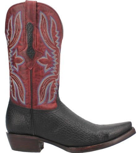Dingo Rio Lobo in DI 154 Black/Red Mens Cowboy Boots