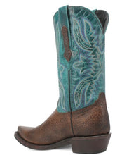 Load image into Gallery viewer, Dingo Rio Lobo in DI 154 Brown/Turquoise Mens Cowboy Boots
