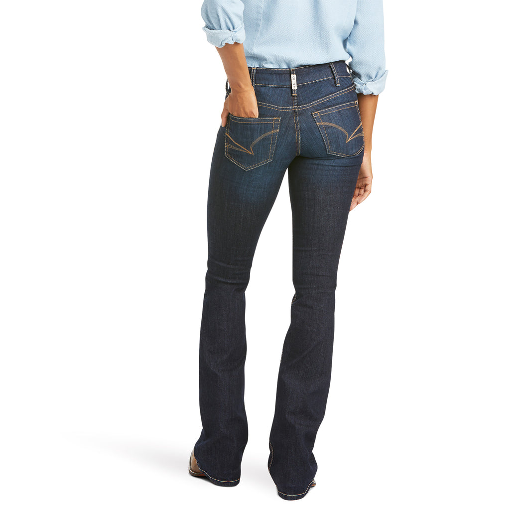 Ariat Ladies R.E.A.L. Mid Rise Arrow Fit Jocelyn Boot Cut Jeans 10036087