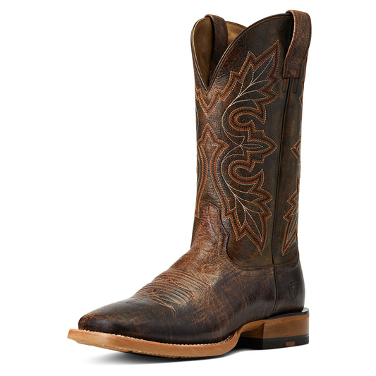 Ariat Mens 10040373 Standout Western Boots in Dusted Wheat and Rusted Fence