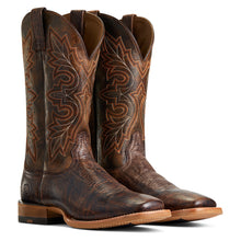 Load image into Gallery viewer, Ariat Mens 10040373 Standout Western Boots in Dusted Wheat and Rusted Fence
