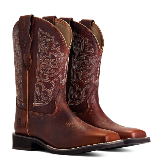 Ariat Ladies 10040284 Delilah Western Boots in Spiced Cider
