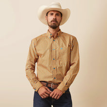 Load image into Gallery viewer, Ariat Mens Kilian Jasper Stone Fitted Shirt Long Sleeved Shirt 10043871
