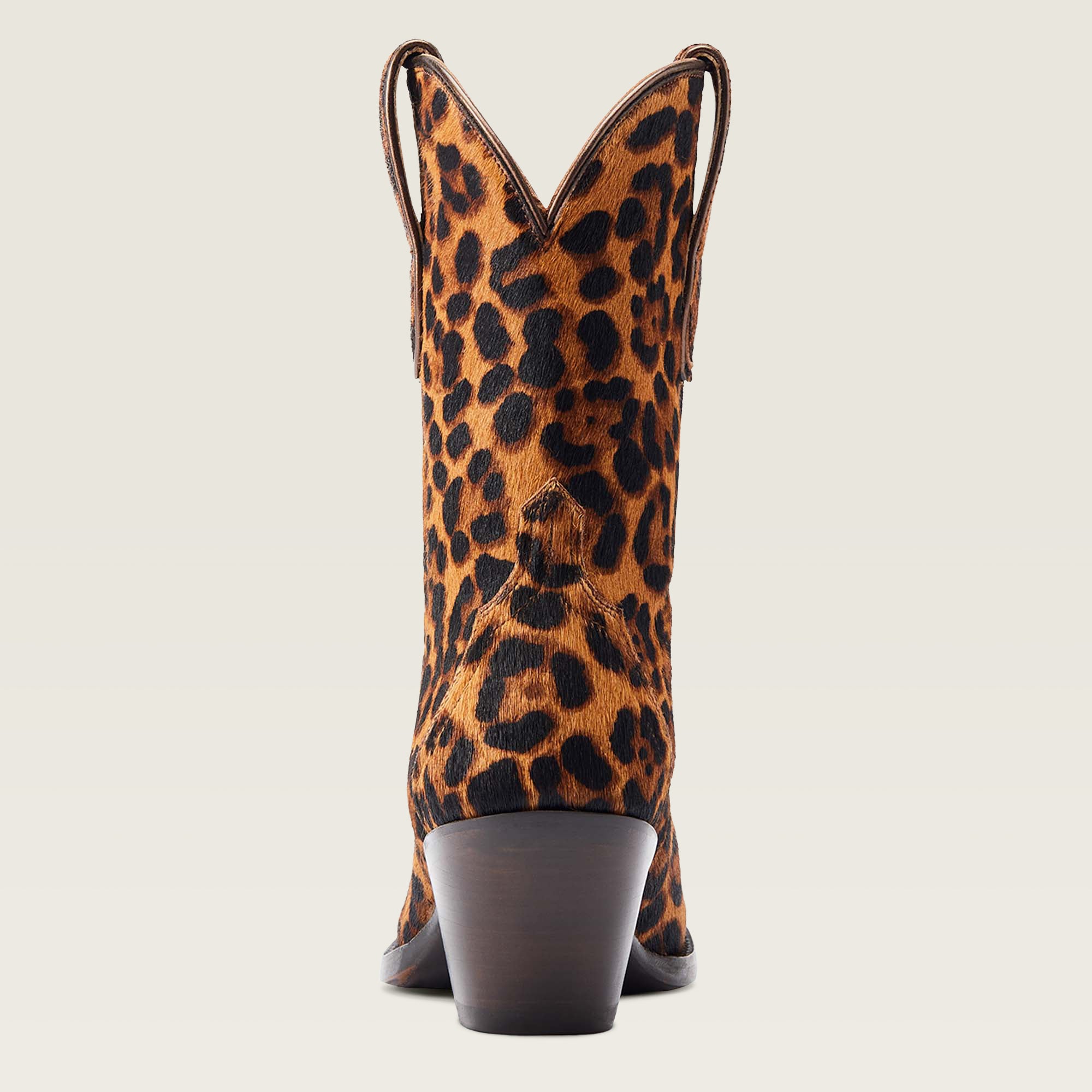 Brown hot Leopard Print Ariat Boots