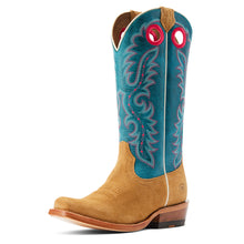 Load image into Gallery viewer, Ariat Ladies 10044403 Futurity Boon Western Boots in Buckskin Roughout
