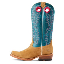 Load image into Gallery viewer, Ariat Ladies 10044403 Futurity Boon Western Boots in Buckskin Roughout
