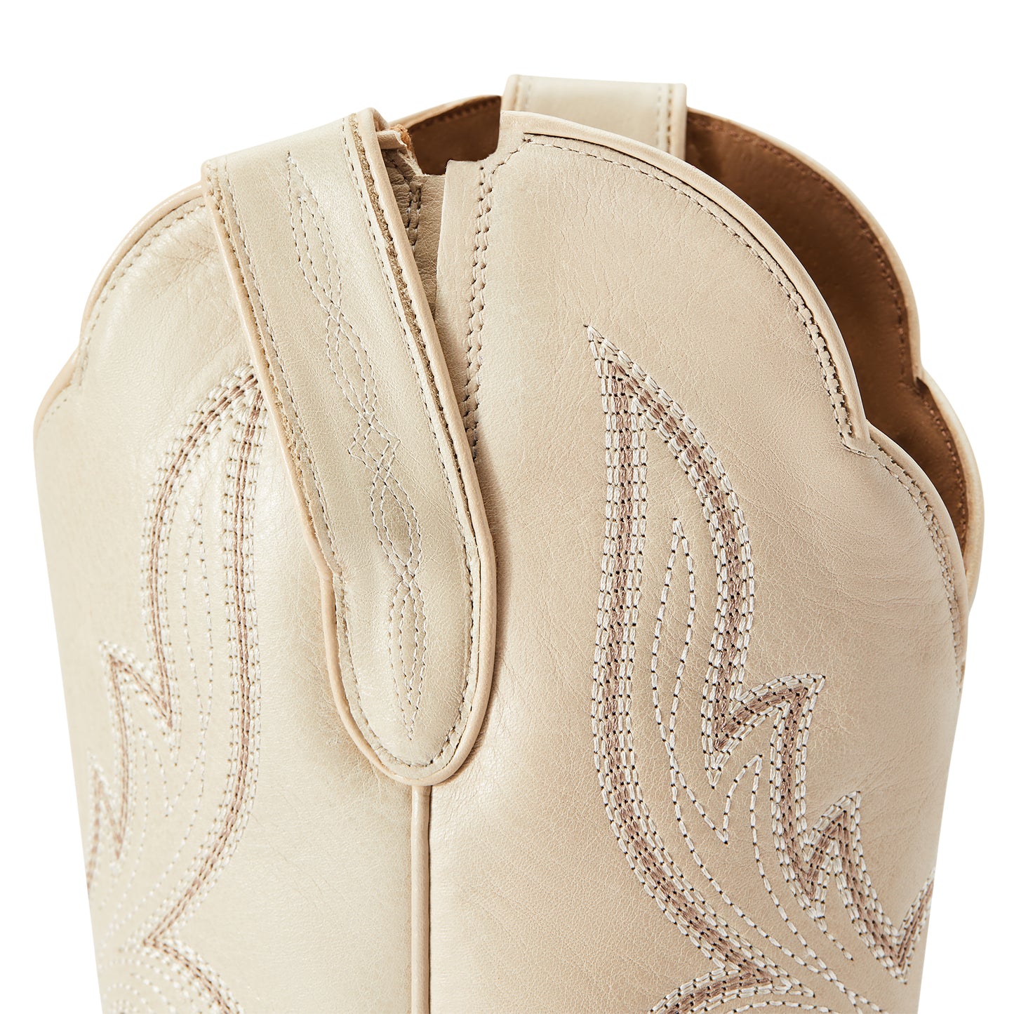 Ariat Ladies 10044412 Belinda Stretch Fit J Toe Western Boot in Bone